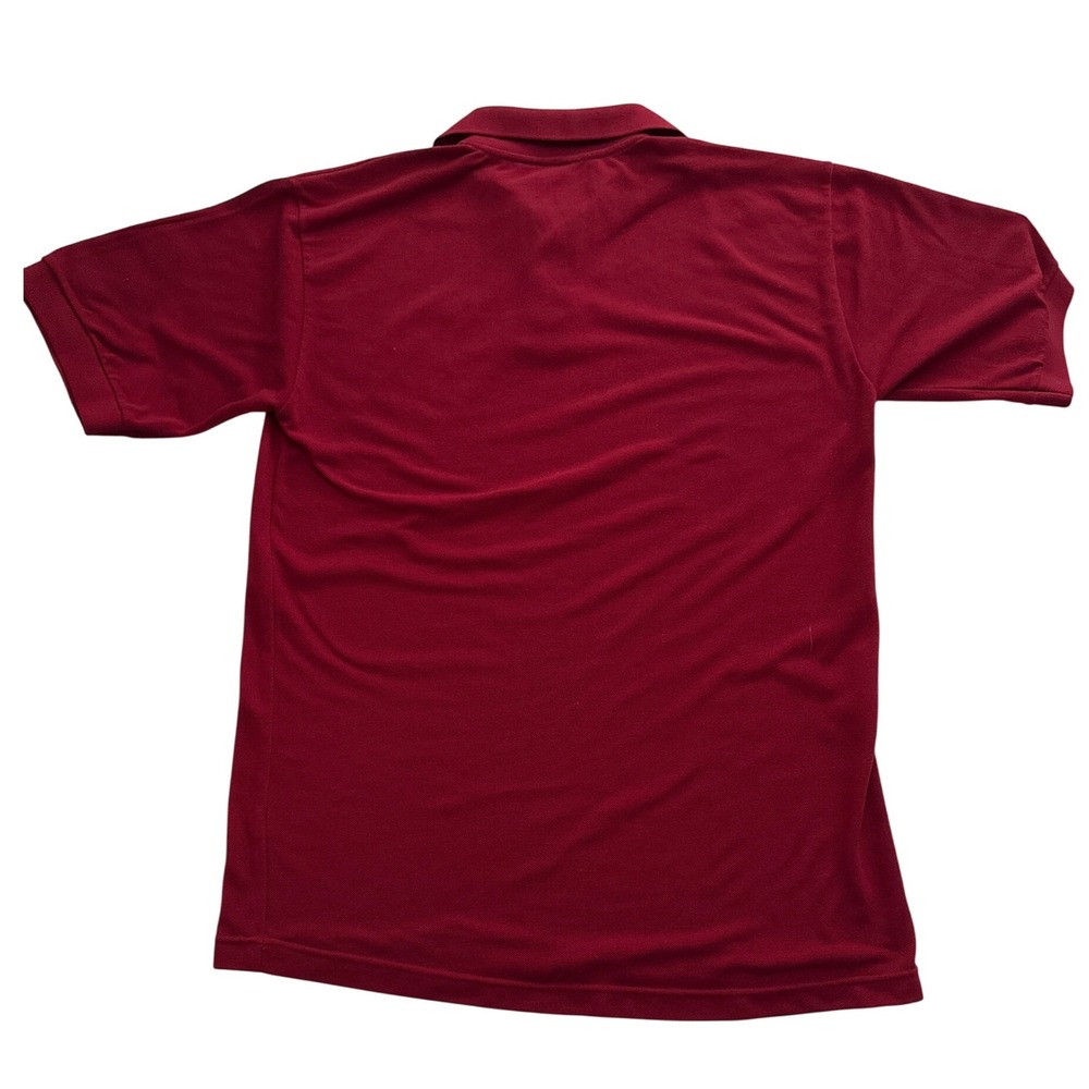 Lacoste Mens Burgundy Short Sleeve Polo Shirt Croc Logo Size XL - Picture 2 of 5